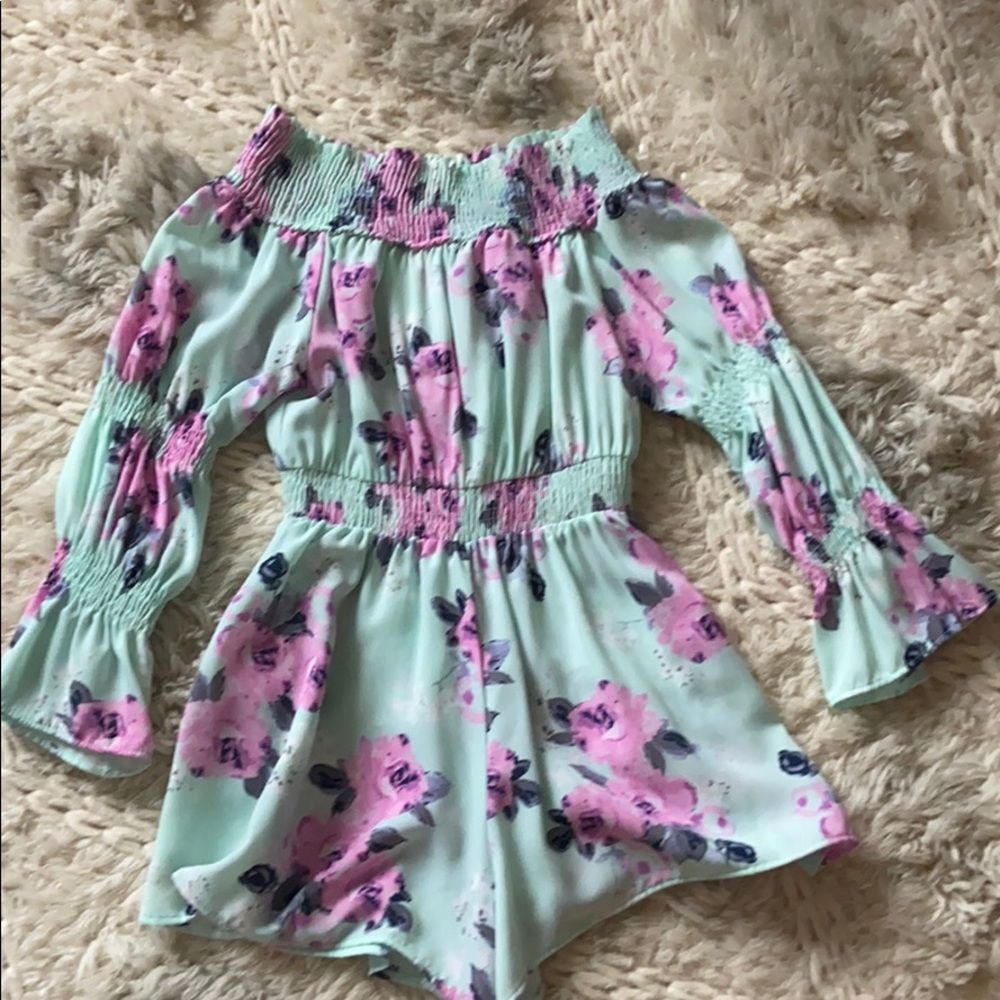 Off the shoulder romper